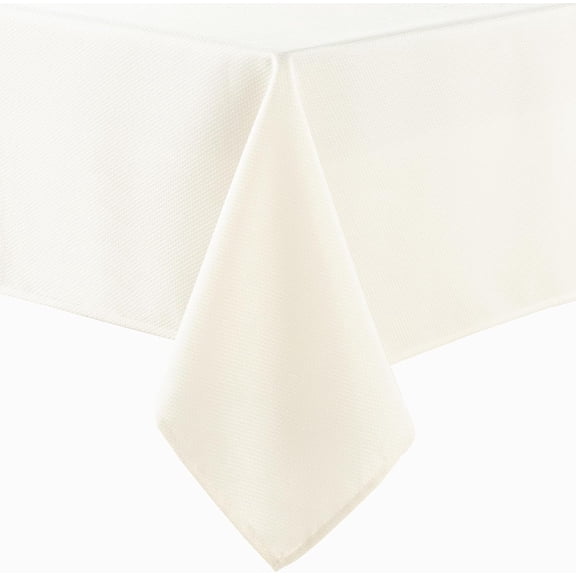 60 X 120 Inch Textured Rectangle Tablecloth - Waterproof Spillproof Wrinkle-Resistant Fabric Table Cloth for Kitchen and Dining Dinner, Outdoor Picnic, Holiday and Parties, Light Sage Green