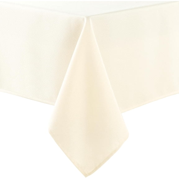 60 X 120 Inch Textured Rectangle Tablecloth - Waterproof Spillproof Wrinkle-Resistant Fabric Table Cloth for Kitchen and Dining Dinner, Outdoor Picnic, Holiday and Parties, Light Sage Green