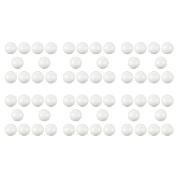 60 X Modelling Craft Polystyrene Foam Ball Sphere 6cm---White