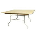 thumbnail image 1 of 60"X60" WFT Series Birch Wood Square Table - Rubber Edge, 1 of 5