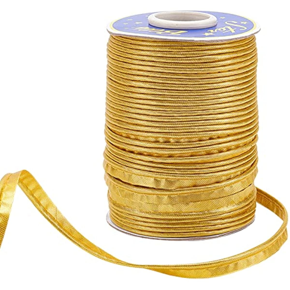 Gold/Golden Lamp Cord Cover Faux Silk 9 ft long