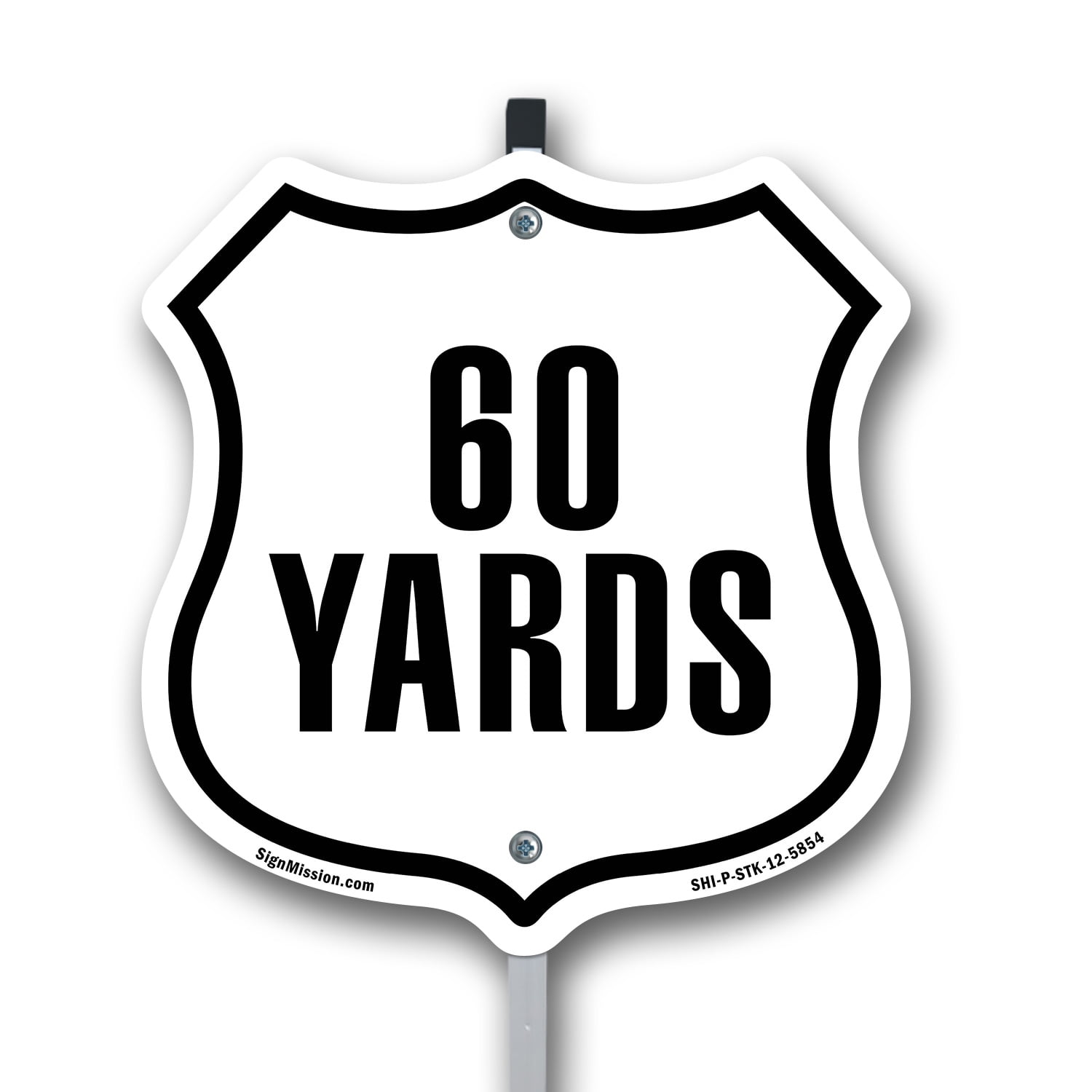 60 Yards Golf Course Running Race 5k Marathon Distance Marker 12 inch X ...
