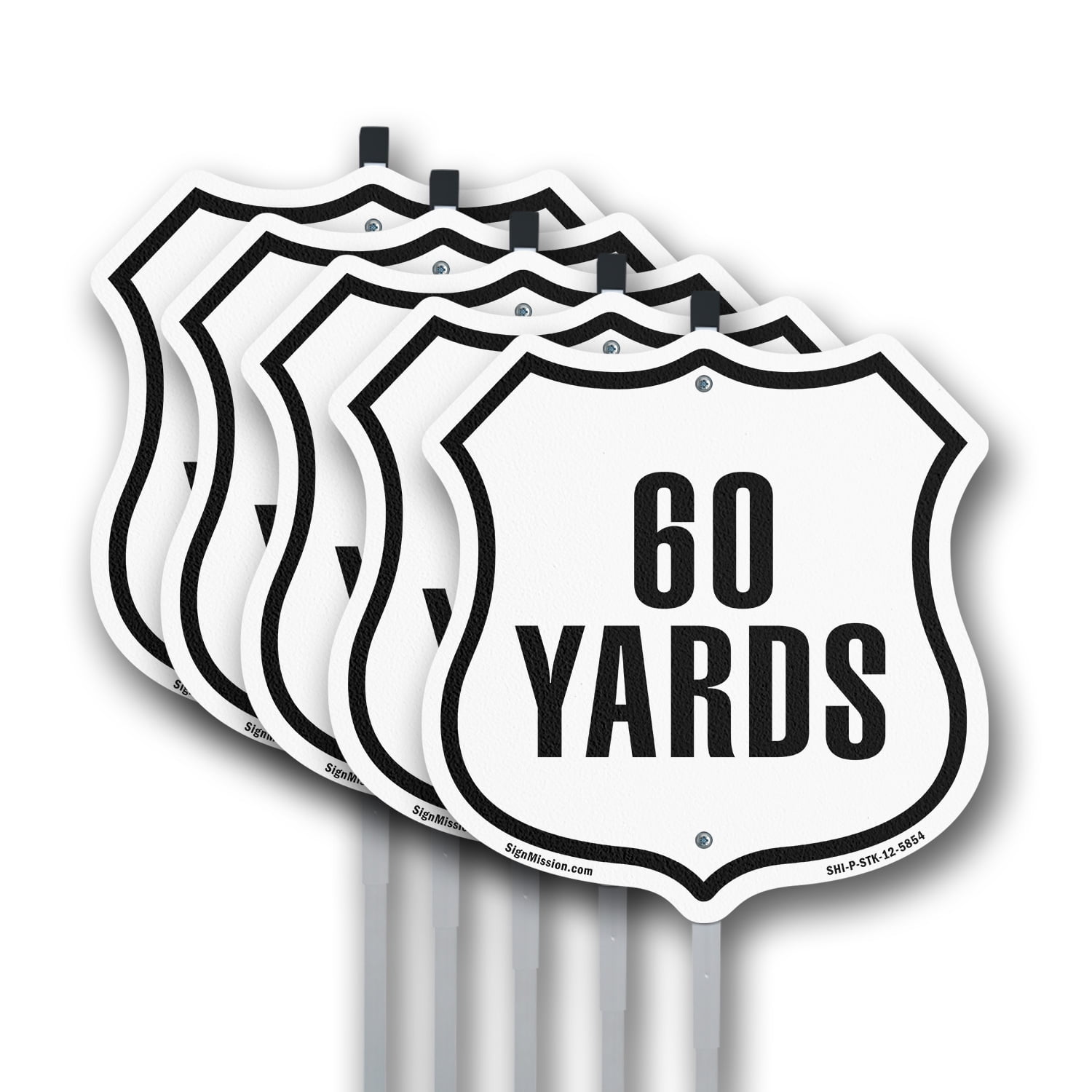 60 Yards Golf Course Running Race 5k Marathon Distance Marker (5 Pack ...