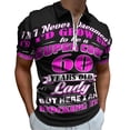 thumbnail image 1 of 60 Year Old Lady Funny 60th Birthday Men Zipper T-shirt Summer Casual Short Sleeve T-shirt Top, 1 of 7