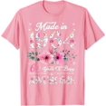 60 Year Old Made In 1964 Floral 60th Birthday Women TShirt