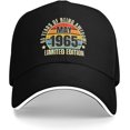 thumbnail image 1 of 60 Year Old May 1965 60th Birthday Hat Baseball Cap, 1 of 8