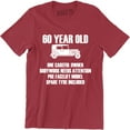 thumbnail image 1 of 60 Year Old One Careful Owner Spare Tire Include Birthday Gift Men's T-Shirt, 1 of 4