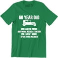 thumbnail image 1 of 60 Year Old One Careful Owner Spare Tire Include Birthday Gift Men's T-Shirt, 1 of 4