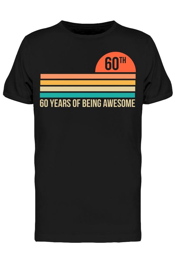 60 Years Of Being An Awesome Man Men's T-shirt