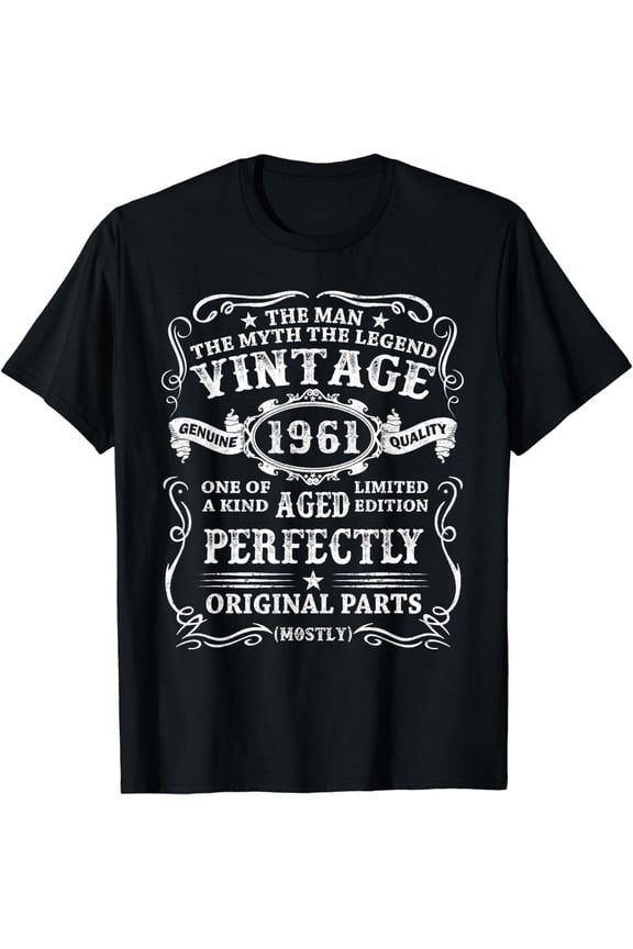 60 Years Old Gift Vintage 1961 Man Myth Legend 60th Birthday T-Shirt