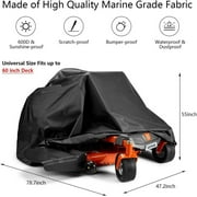 60" Zero-Turn Riding Lawn Mower Tractor Cover UV Waterproof Dust Protector 600D