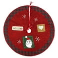 thumbnail image 1 of 60 cm New Christmas tree dress printed tree bottom decoration Christmas supplies ornaments, 1 of 6