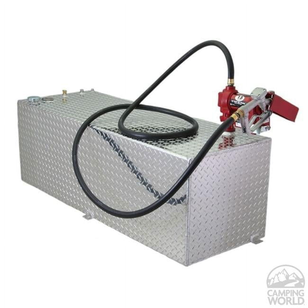 60 gal Rectangle Aux Transfer Fuel Tank, 56 x 13 x 19.25 in.