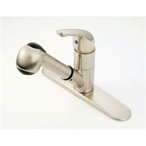 60 in. 60 Series Deluxe Brushed Nickel Hose Kit