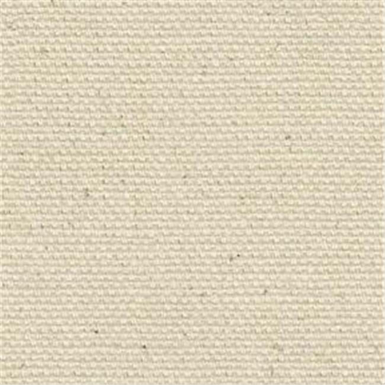 60'' Off-White Untreated Cotton Canvas Fabric