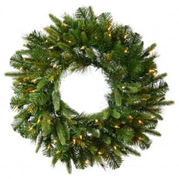 60 in. Cashmere Wreath LED 200WmWht