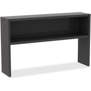 60 in. Charcoal Steel Desk Series Stack-on Hutch