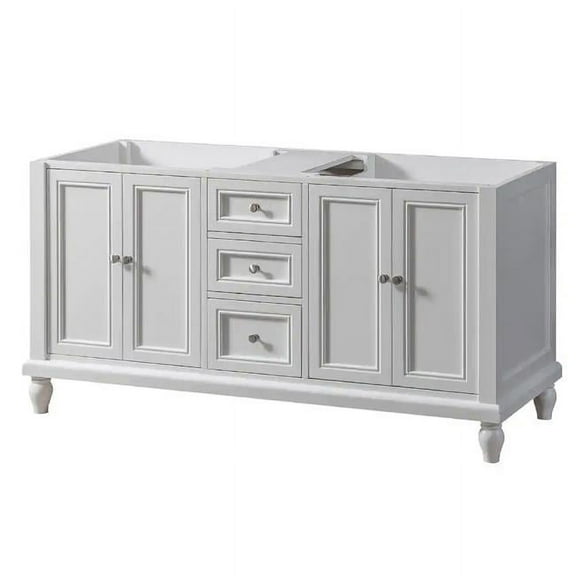 60 in. Classic Vanity - White
