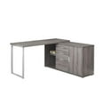 thumbnail image 1 of 60 in. Dark Taupe Left or Right Facing Computer Desk, 1 of 1