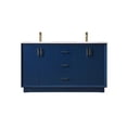 thumbnail image 1 of 60 in. Double Bathroom Vanity, Blue, 1 of 1