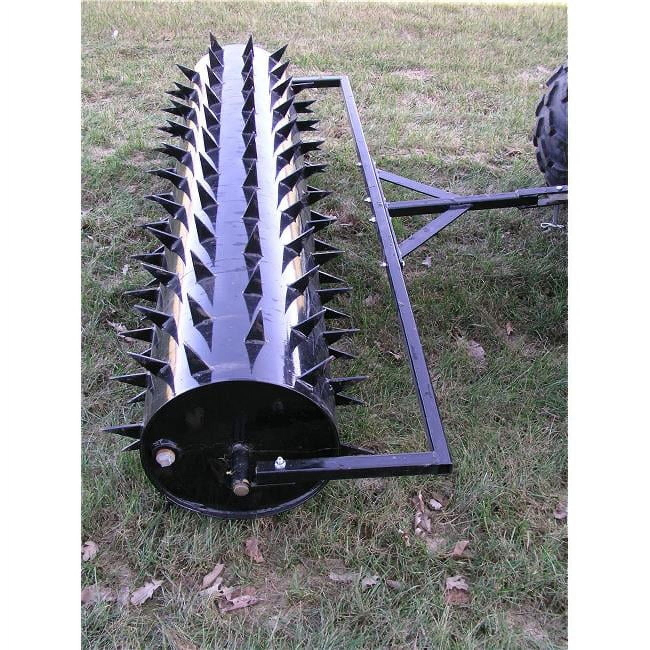 60 in. Drum Spike Aerator, Black