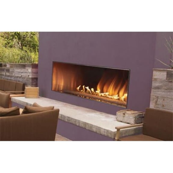 60 in. Linear Weather Deflector Glass Panel