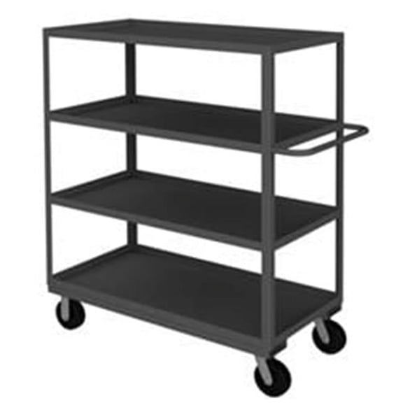 60 in. Rolling Service Cart, Gray - 3000 lbs