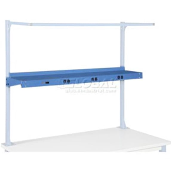 60 in. Shelf with Electrical - Blue