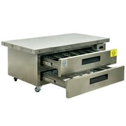 60 in. Two-Drawer Commercial Refrigerated Chef Base, Kitchen Fridge, NSF Certified 110V