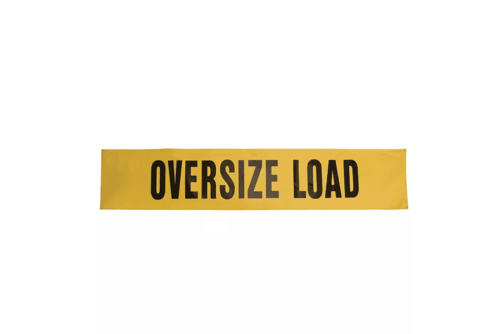 60 in. W x 12 in. Banner Oversize Load Sign Tear-resistant - Walmart.com