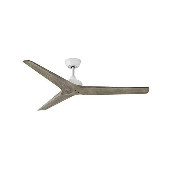 60 inch 3-Blade Ceiling Fan-Matte White Finish Bailey Street Home 81-Bel-4466588