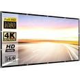 thumbnail image 1 of 60 inch Projection Screen 16:9 Foldable Anti-Crease Portable Projector Movies Screens for Home Theater Outdoor Indoor Support Double Sided Projection, 1 of 8