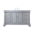 thumbnail image 1 of 60 inch Single Bathroom Vanity set in Grey, 1 of 9