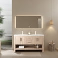 thumbnail image 1 of 60-inch Size Vanity - One-piece Molding Acrylic - Bathroom Interior Design - Large Storage, 1 of 2