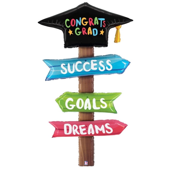 60 inch Special Delivery Grad Signs Foil Mylar Balloon - Party Supplies Decorations