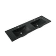 thumbnail image 1 of 60 inch Vanity Top Bathroom Sink in Matte Black, 1 of 8