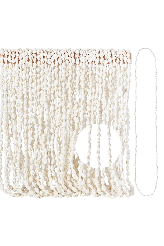 60 inch White Shell Necklace Shell Leise Hawaii Sea Shells Jewelry Ocean Charms Beaded Long Necklace DIY