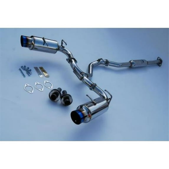 60 mm N1 Ti-Tip Cat- Back Exhaust for 2012 Scion FRS & BRZ