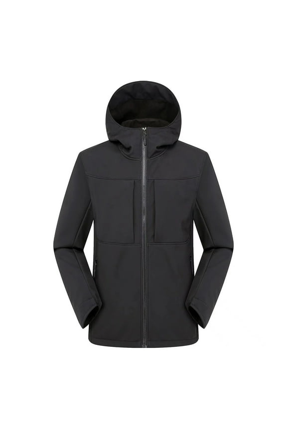 Up to 60% off!Winter Warm Windproof Jackets for Womens Plus Size Men And Women Men And Women Sprint Coat Plush Thickened Outdoor Ski Suit Hooded Warm Coat