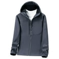 thumbnail image 1 of Up to 60% off!Winter Warm Windproof Jackets for Womens Plus Size Men And Women Sprint Coat Thin Style Outdoor Ski Suit Hooded Windproof And Coat Long Sleeve Hooded Casual Coat/Jacket, 1 of 4
