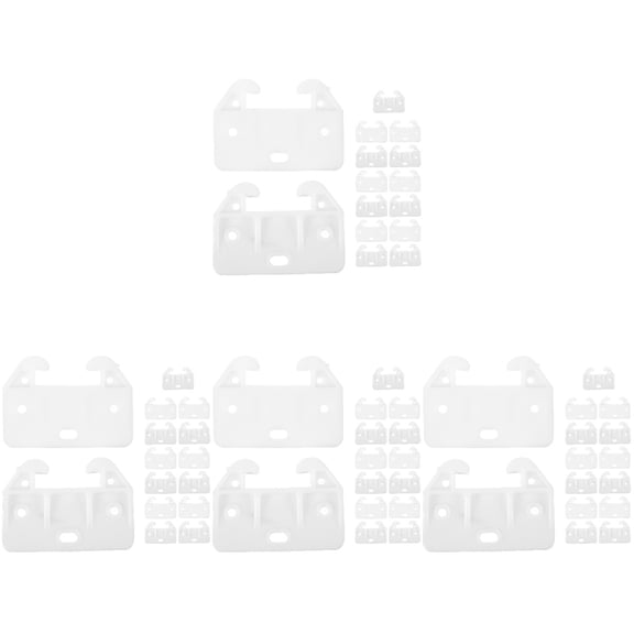 60 pcs  Drawer Stop Drawer Bottom Repair Plastic Drawer Slide Drawer Bumper