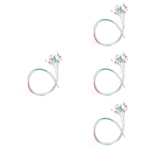 60 pcs  Lyre Strings Replacements Musical Instrument Accessories Lyre Brass Strings