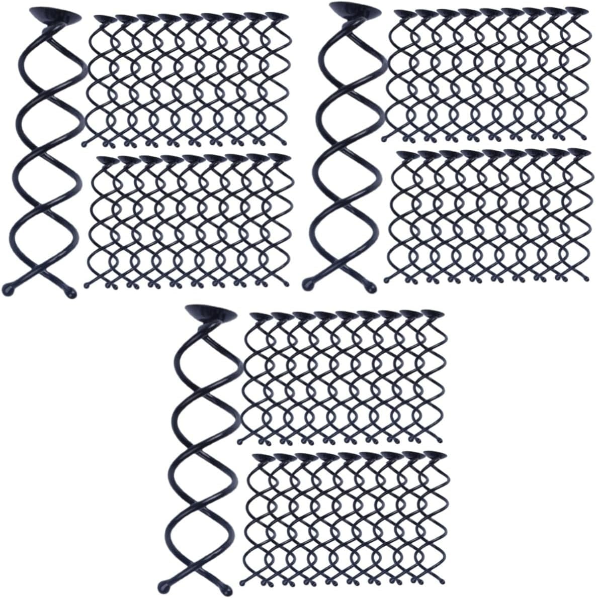 60 pcs Spiral Barrettes Spiral hair pins Hair bun pins hair accessory