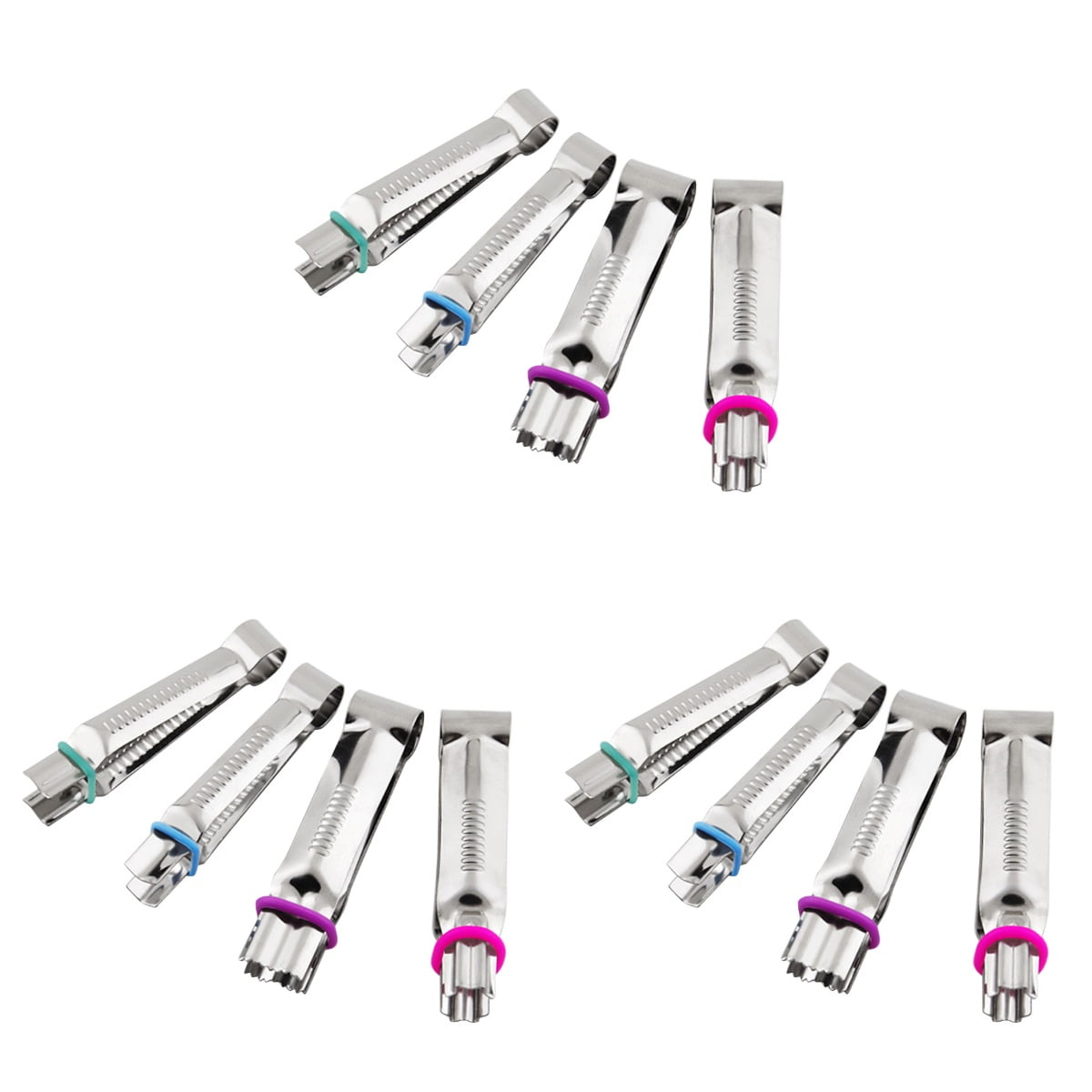 60 pcs Stainless Steel Cake Lace Clips DIY Biscuit Cutter Fondant