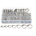 thumbnail image 1 of 60-piece professional hose clamp set, 8-38mm made of stainless steel, 7 sizes of hose clamps, industrial quality hose ties, robust and durable, suitable for water pipes, car, 1 of 5