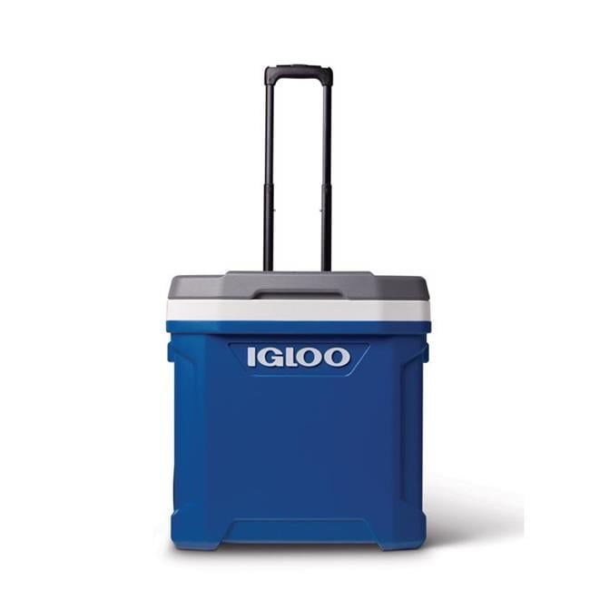 Igloo Blue 60 qt Roller Cooler with Telescoping Handle