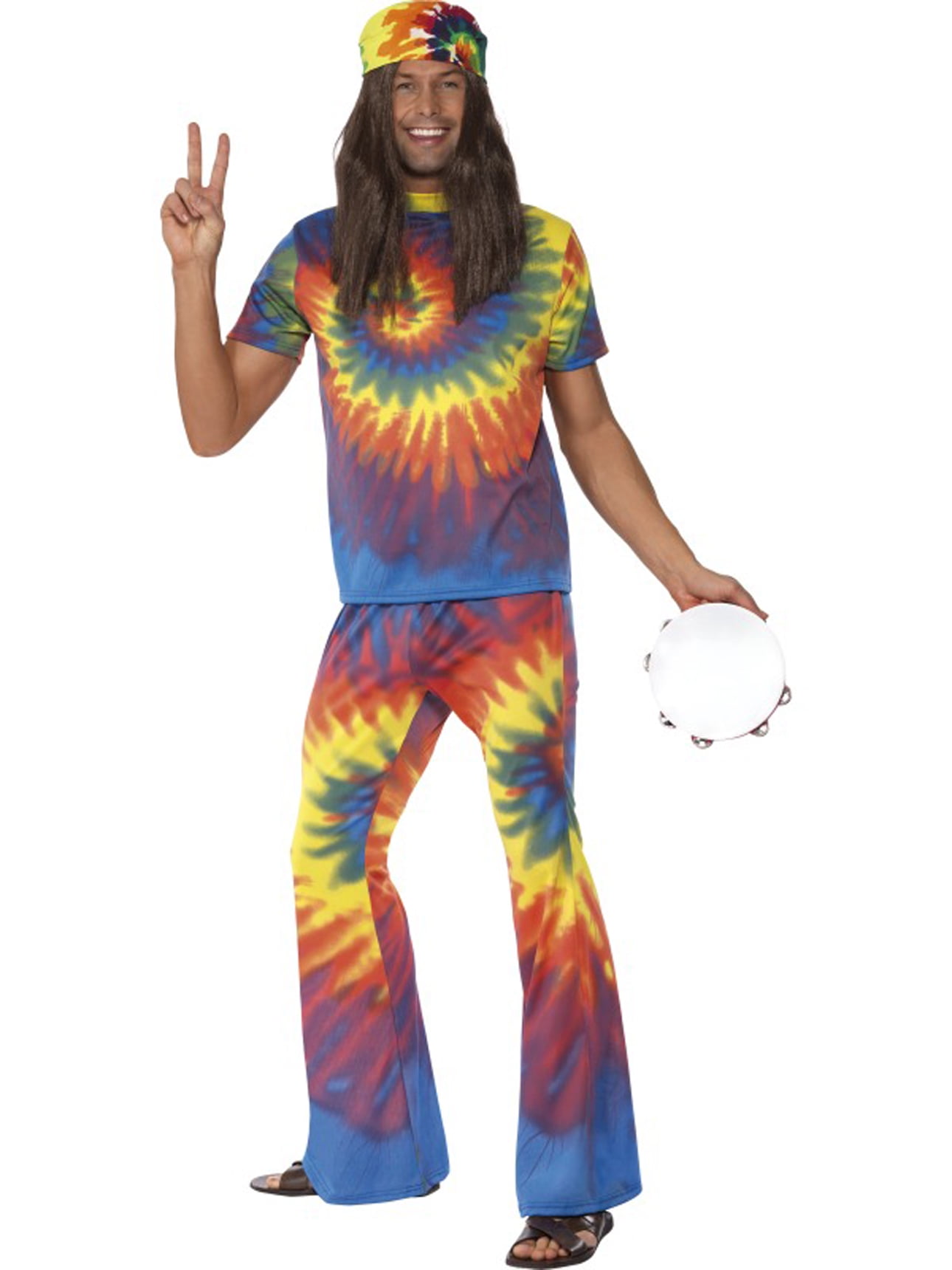 70s Tie Dye Hippie Top