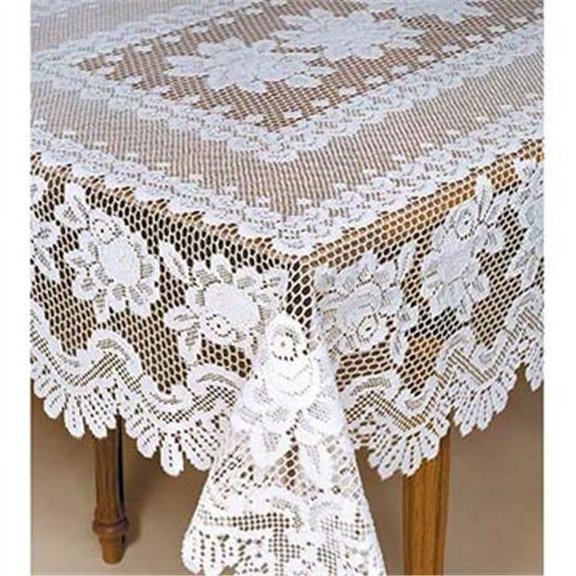 60 x 108 in. Rose Rectangle Tablecloth