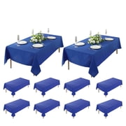 60"x 126" Rectangle Polyester Tablecloth Royal Blue- 1pc. for Home décor, Weddings, Party events, or Restaurants.