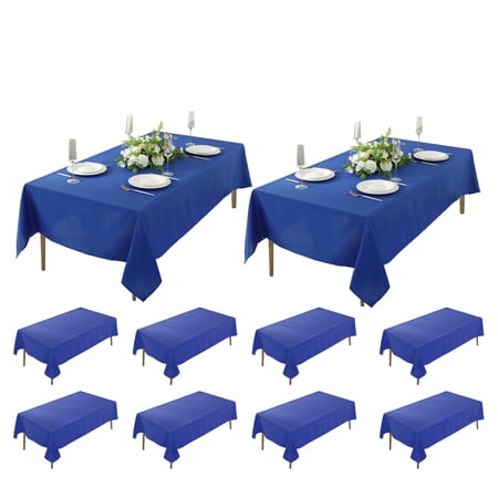 60"x 126" Rectangle Polyester Tablecloth Royal Blue- 1pc. for Home décor, Weddings, Party events, or Restaurants.